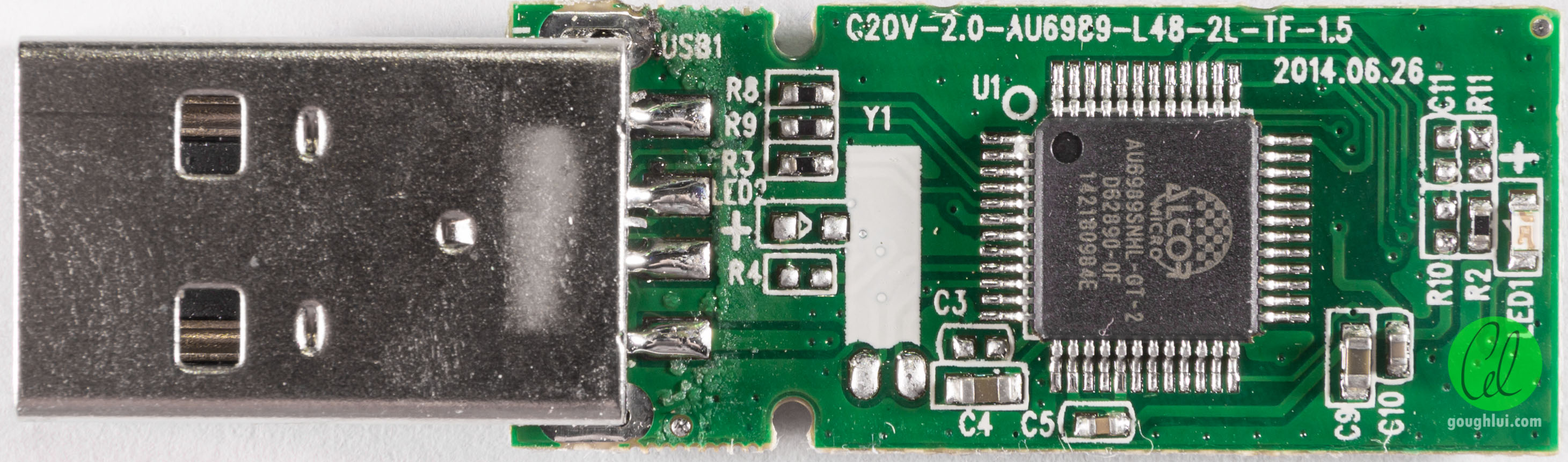 Teardown, Optimization Comsol 8Gb USB Flash Stick (AU6989SNGT