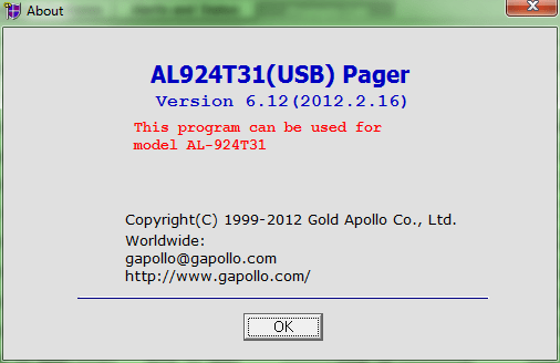 Tech Flashback Gold Apollo AL924T Synthesized POCSAG Pagers Gough