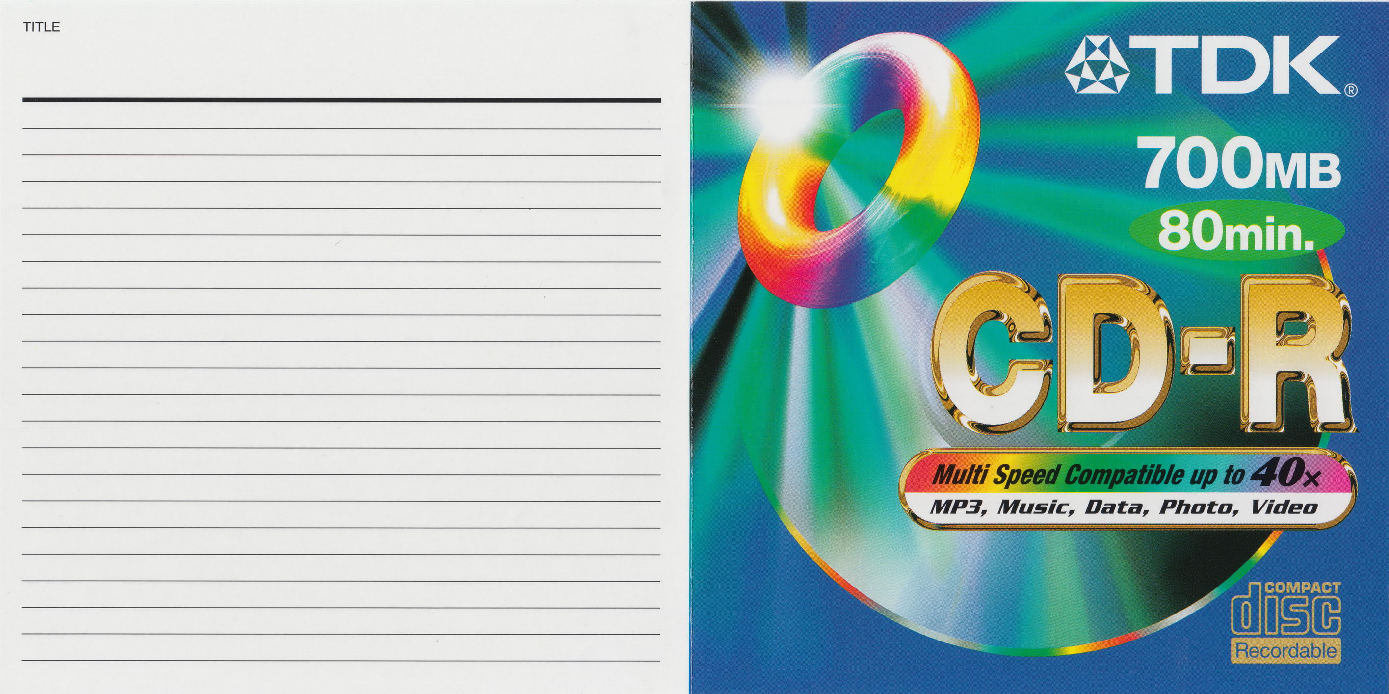 TDK (CDR & CDRW) Gough's Tech Zone