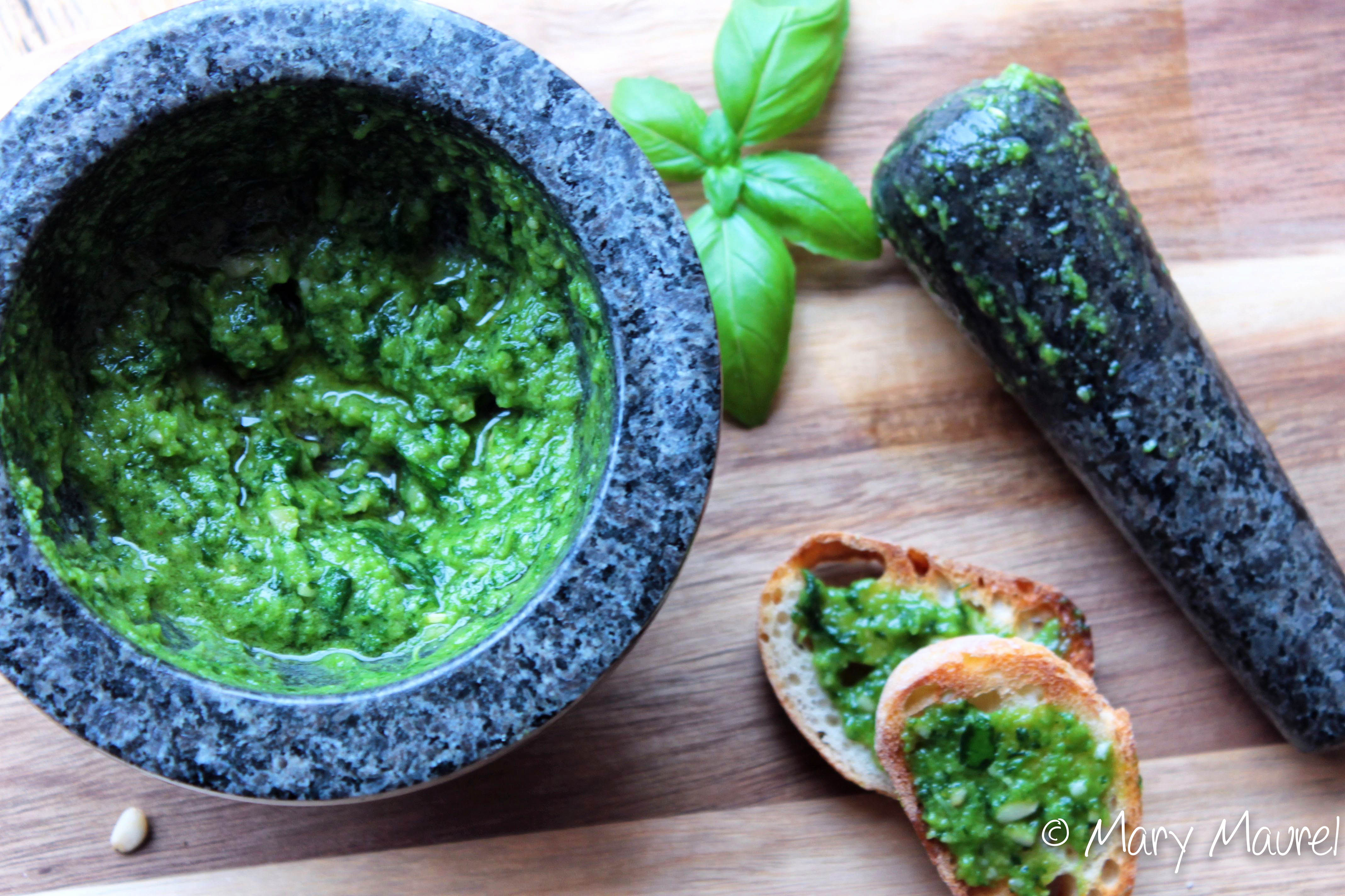 Le vrai pesto ! Gourmand Croquant By Mary & Co