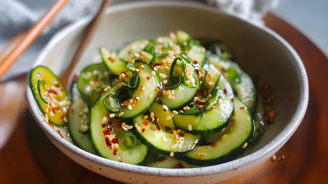Easy Asian Cucumber Salad - Gourmet Martha