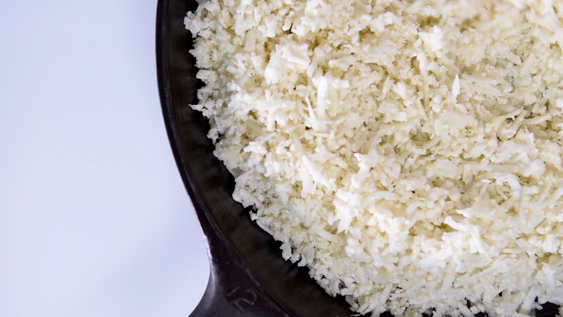 Cauliflower Rice (Puffy and dry!) Gourmet Vegetarian Kitchen