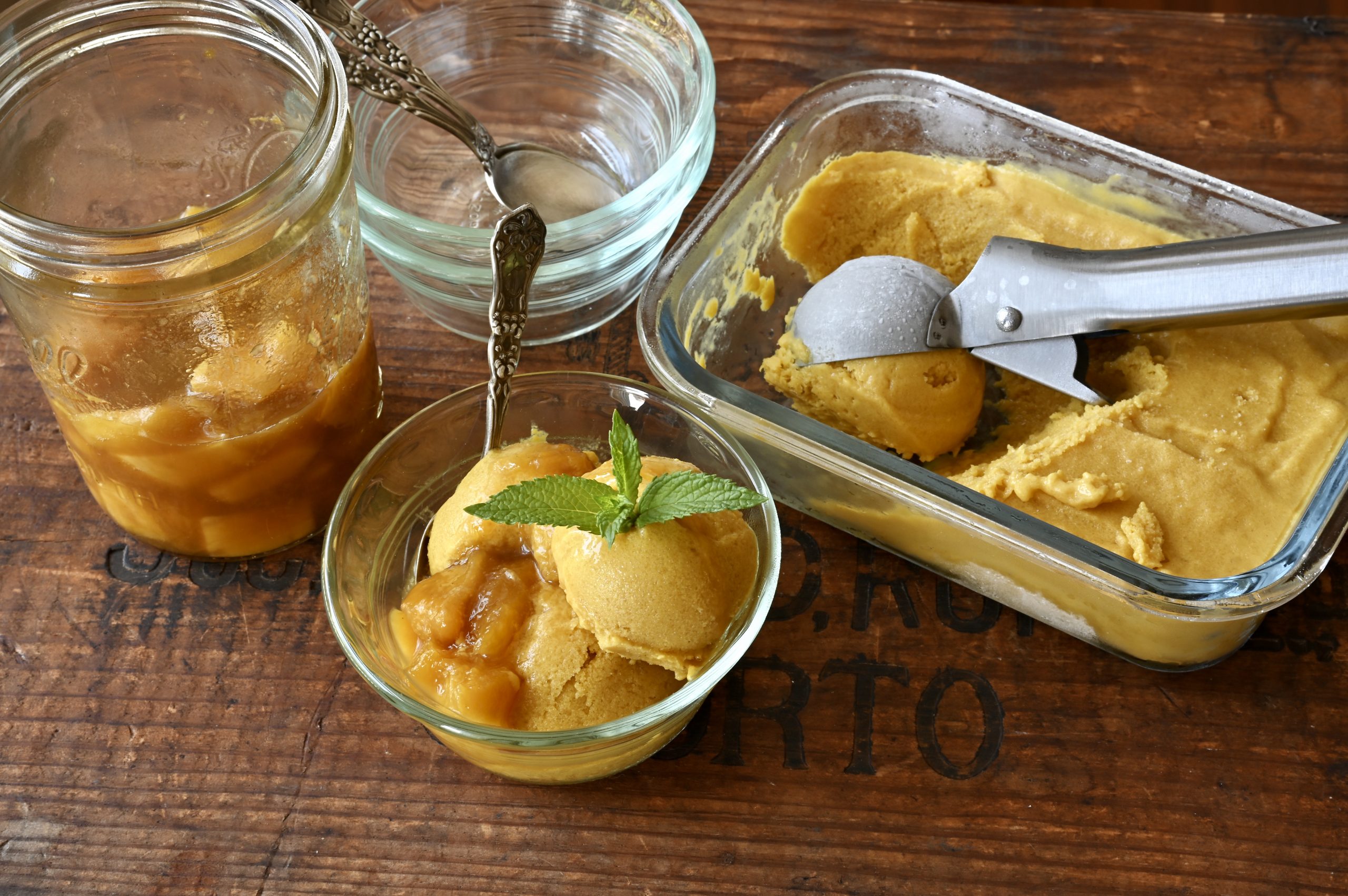 vegan cultured mango gelato Gourmet Vegetarian Kitchen