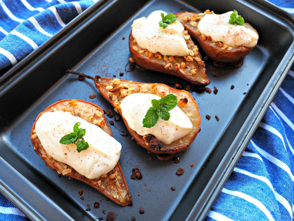 Easy Baked Pears Everyday Gourmet with Blakely Easy Dessert Recipe