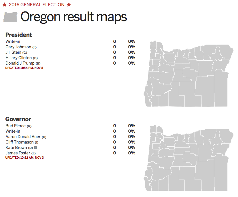 2012 United States presidential election in Oregon Wikipedia
