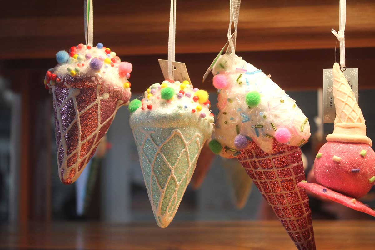 Sundaes at Berners' Ice Cream Parlor, Washington House in Two Rivers!
