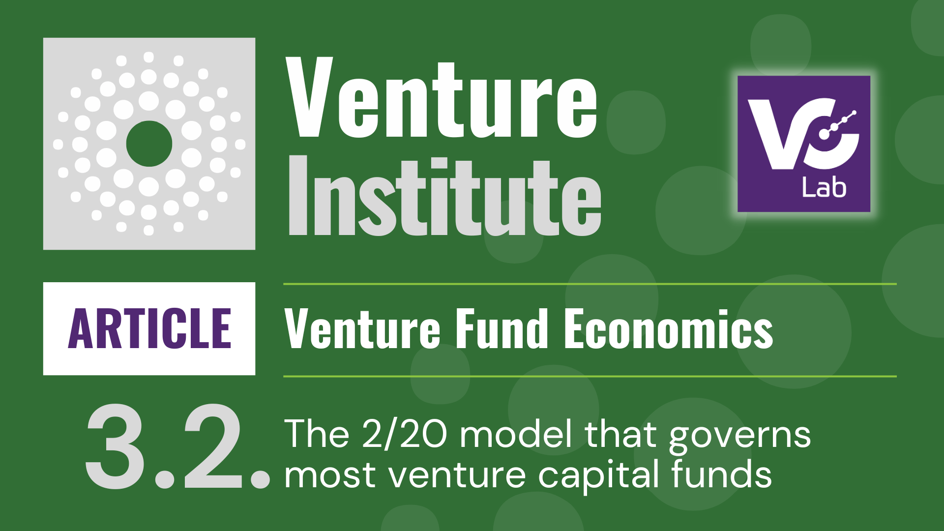Venture Fund Economics VC Lab 2.0