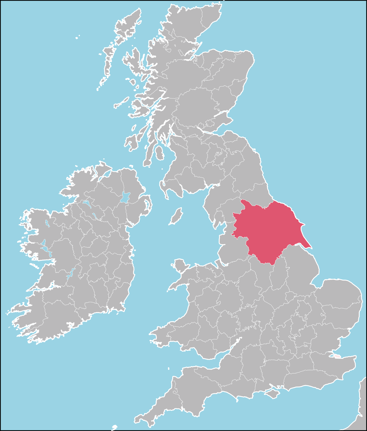 Yorkshire To London Map Map Of Counties Around London