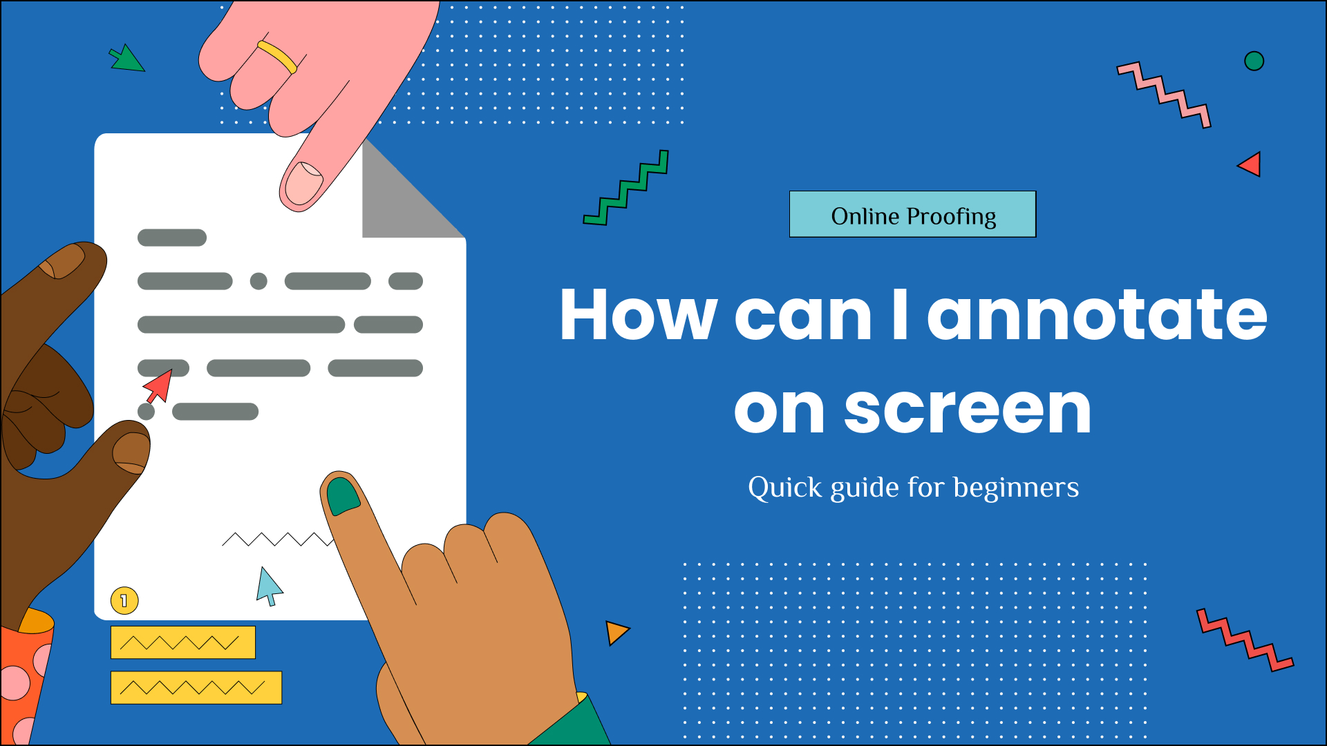 How can I annotate on screen quick guide for beginners GoVisually