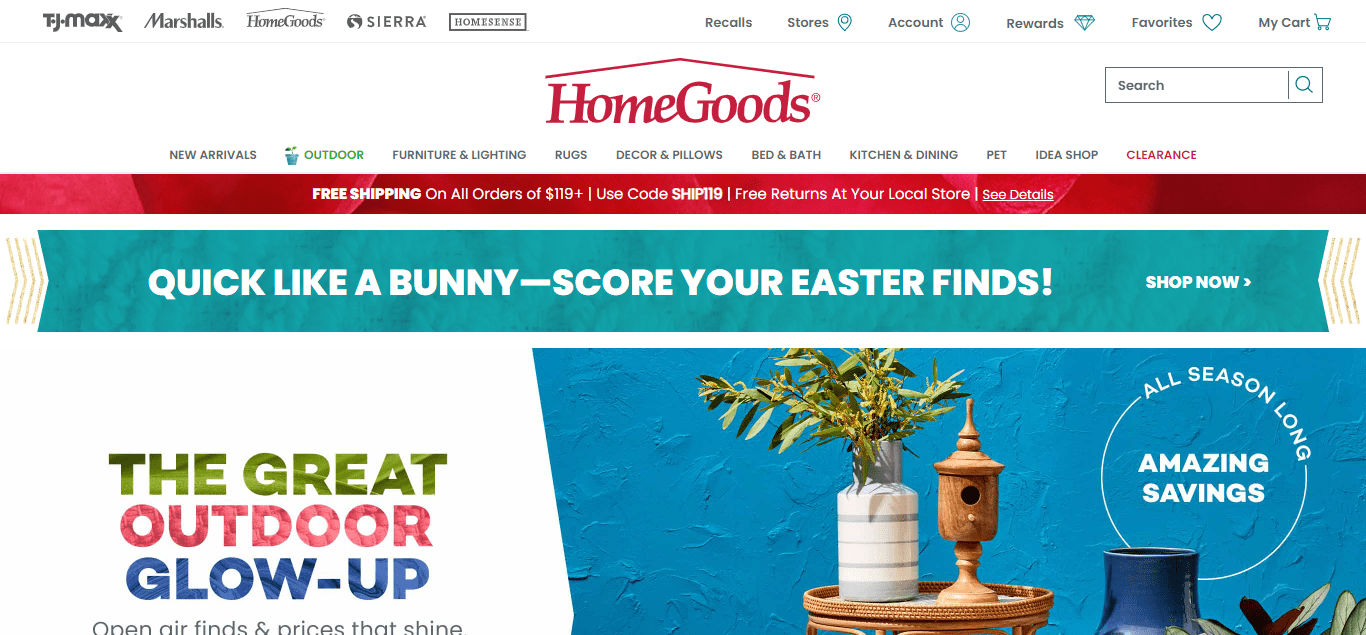 HomeGoods Review Home Furnishing Stores