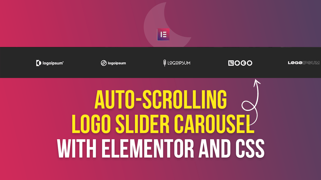 How to Create an AutoScrolling Logo Slider Carousel with Elementor and CSS