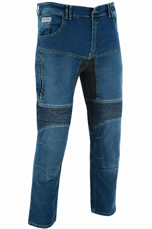 PANTALÓN KEVLAR VAQUERO UNISEX FLEXIBLE CON ZONAS ELÁSTICAS Y