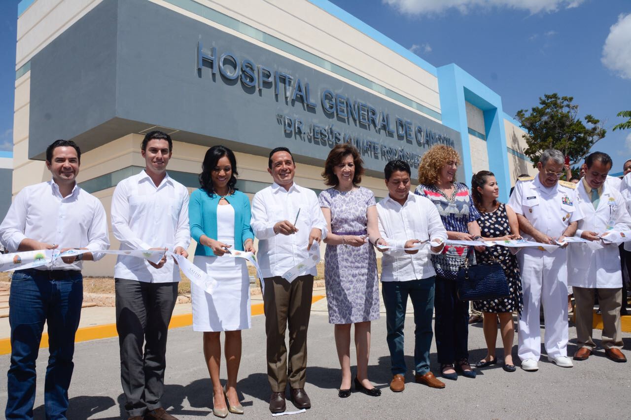 INAUGURÓ CARLOS JOAQUÍN HOSPITAL GENERAL DE CANCÚN; ANILLO DE ATENCIÓN