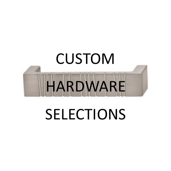 Custom Hardware Selections Available GPC Furniture