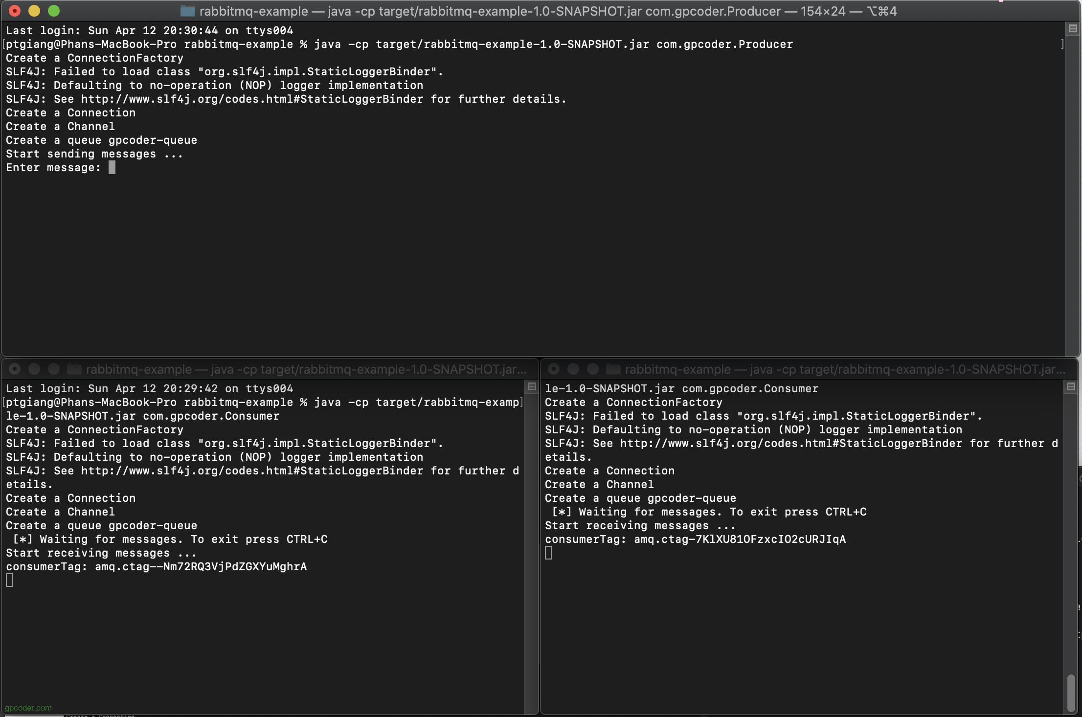 Kết nối AMQP Client với RabbitMQ Server TopDev