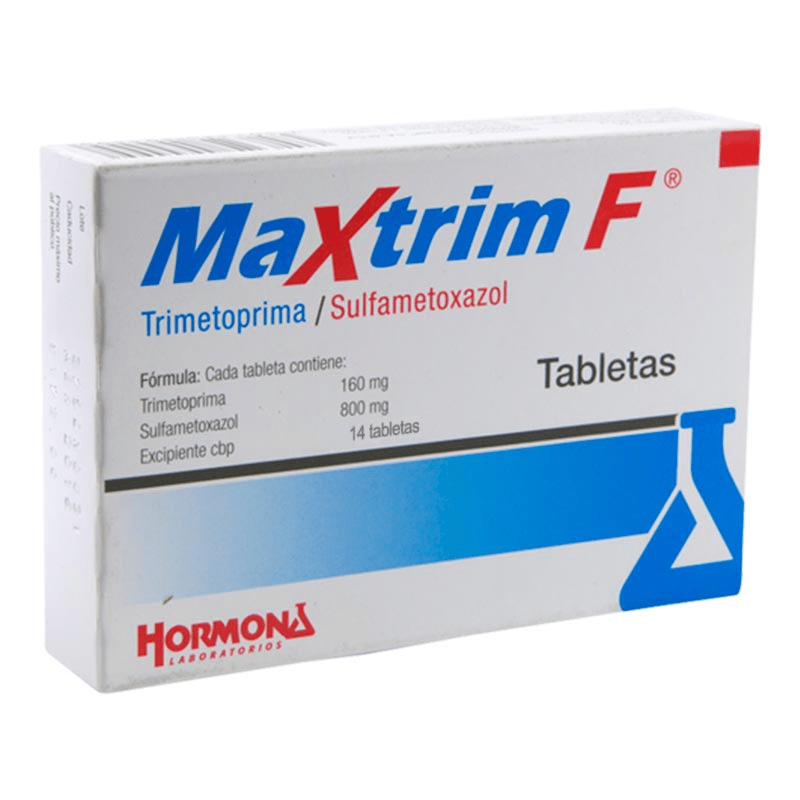 MAXTRIM F TRIMETHOPRIMSULFAMETHOXAZOLE 160/800MG 14TABS ANTIBIOTIC