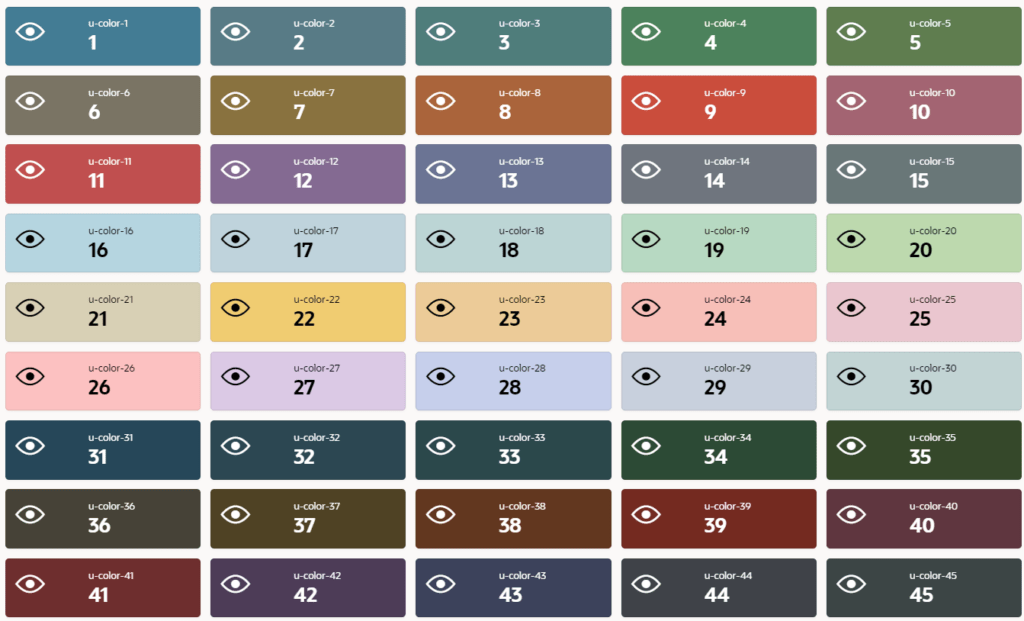 Oracle APEX Color Palette with Redwood Light GPM Factory