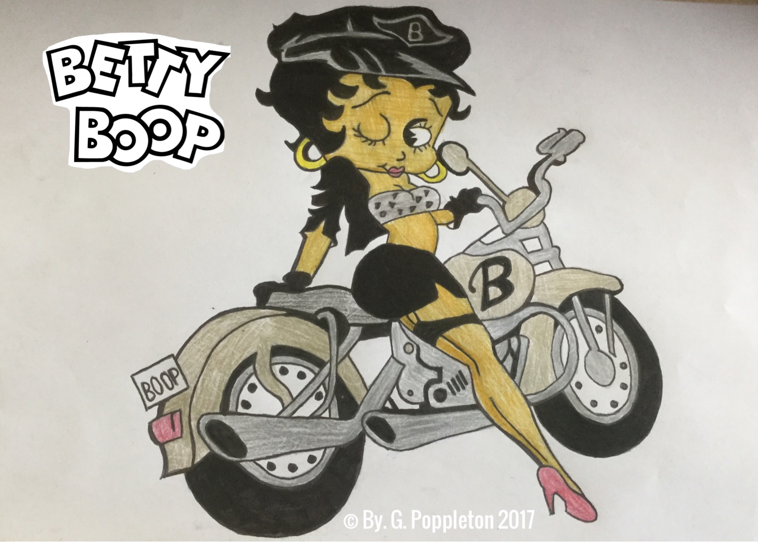 Betty Boop. By G. Poppleton | Gemma Poppleton Art