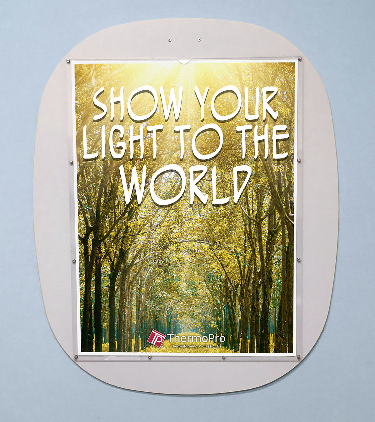 Custom Displays White Oval GPPlay