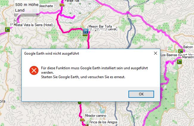 Neues Video BaseCamp Ansicht in Google Earth funktioniert nicht