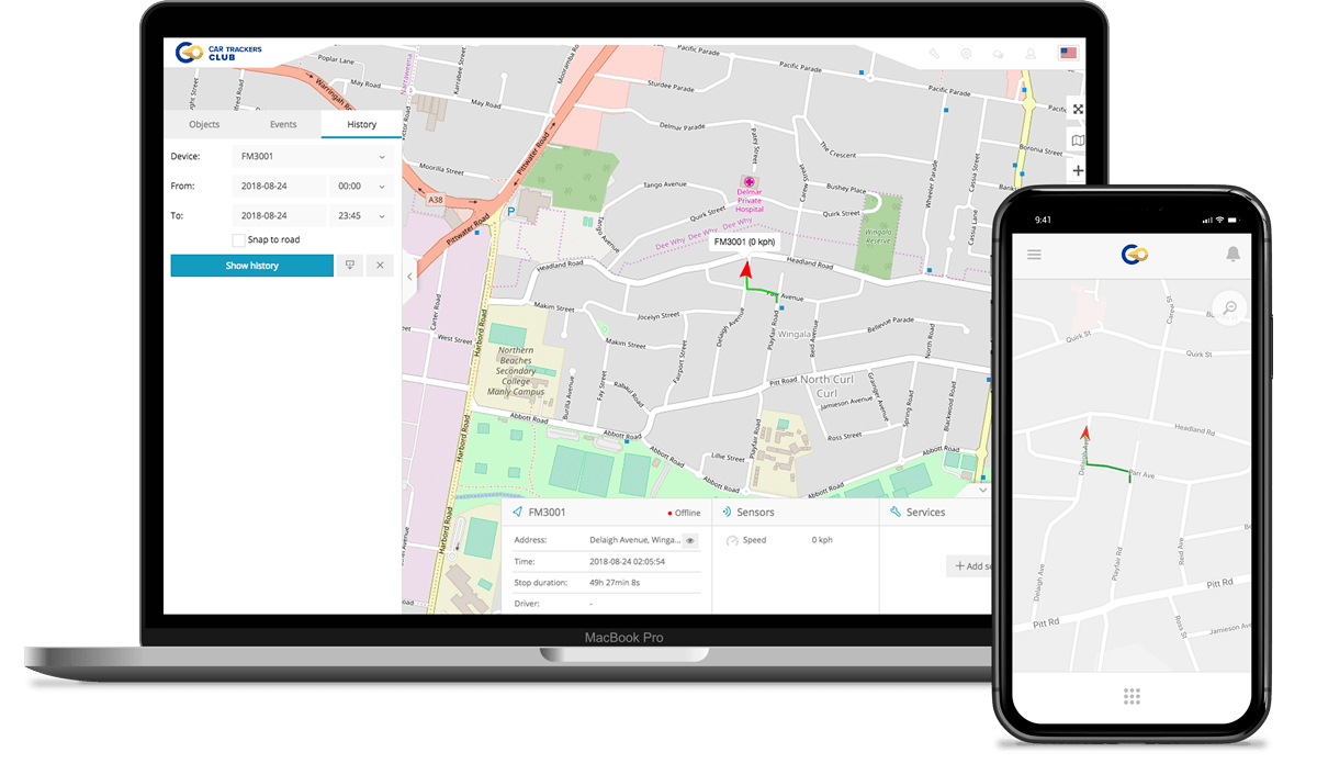 The GPS Tracker App & Platform Demo GPS Car Trackers Club