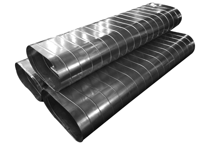 にサービス Hvac Flat Oval Duct Making Machine Tubeformer Helix Ovalizer