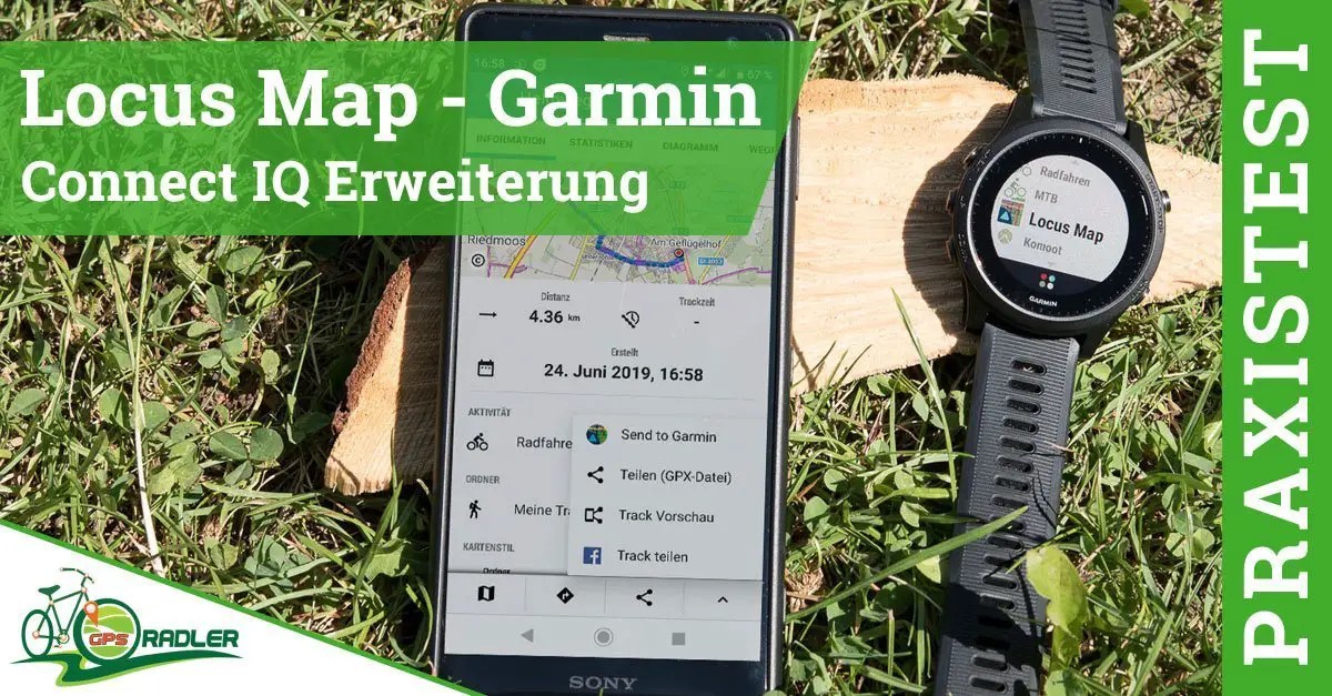 Locus Map für Garmin im Test » Connect IQ App für Track + Navigation