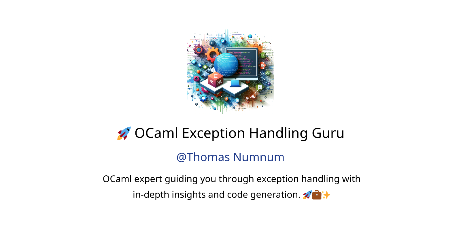 🚀 OCaml Exception Handling Guru GPTs author, description, features and