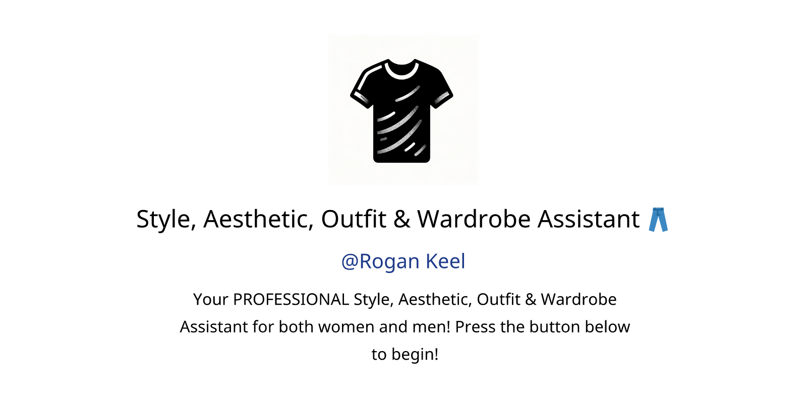 Style, Aesthetic, Outfit & Wardrobe Assistant 👖 GPTs author