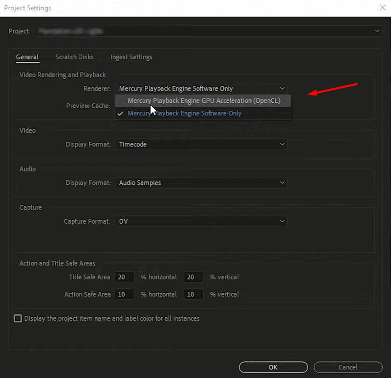 Solve This effect requires GPU acceleration on Premiere Pro