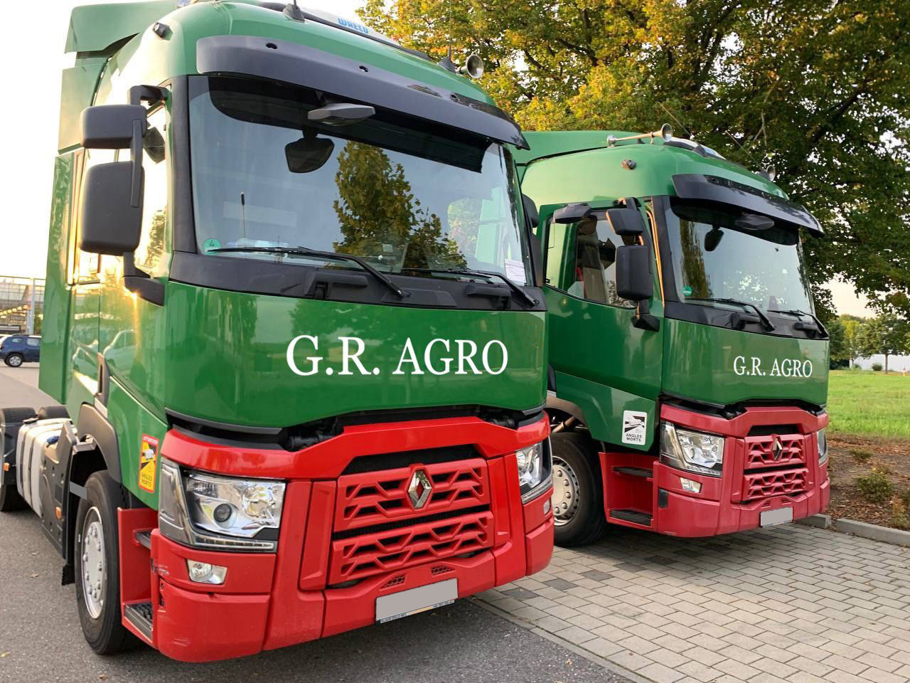 G.R. Agro replenished grain trucks with semitrailers G.R. Agro