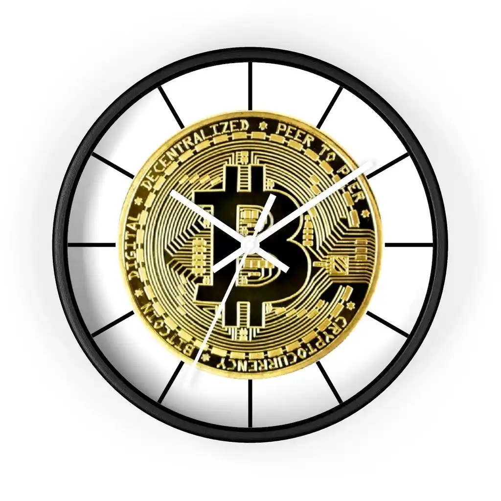 Bitcoin Wall clock ⋆ Gr8 Bitcoin Merch