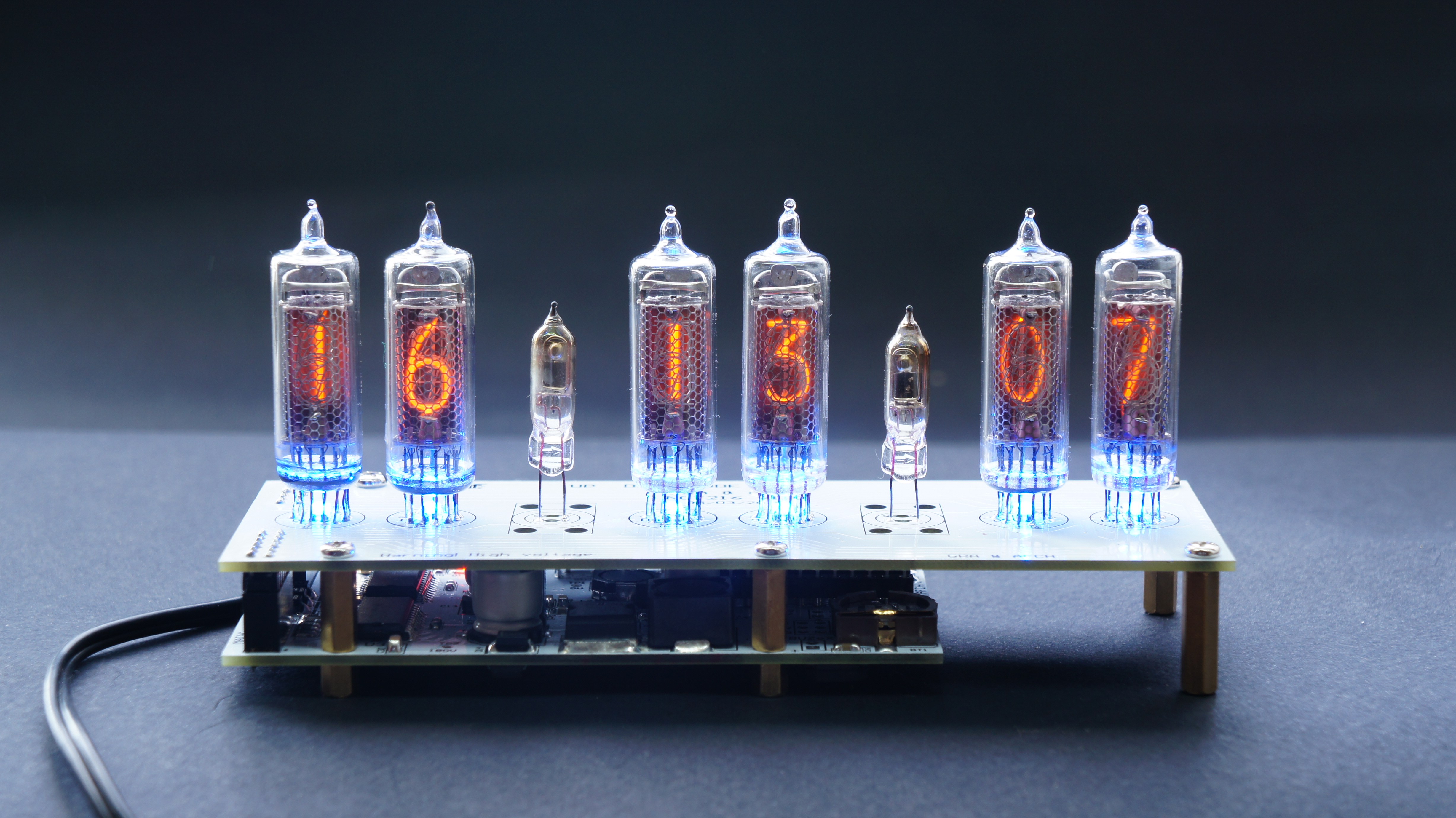 Tubes and Control Boards for Nixie Tubes Clocks [Assembled] [without Tubes] GRA & AFCH