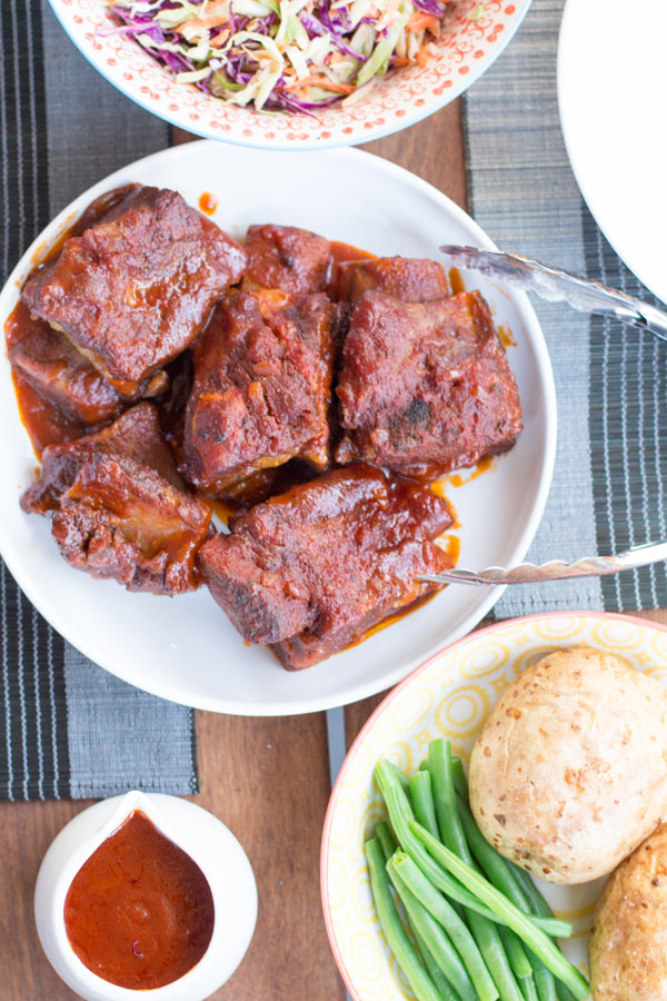 Slow Cooker BBQ Beef Short Ribs Grab Your Spork