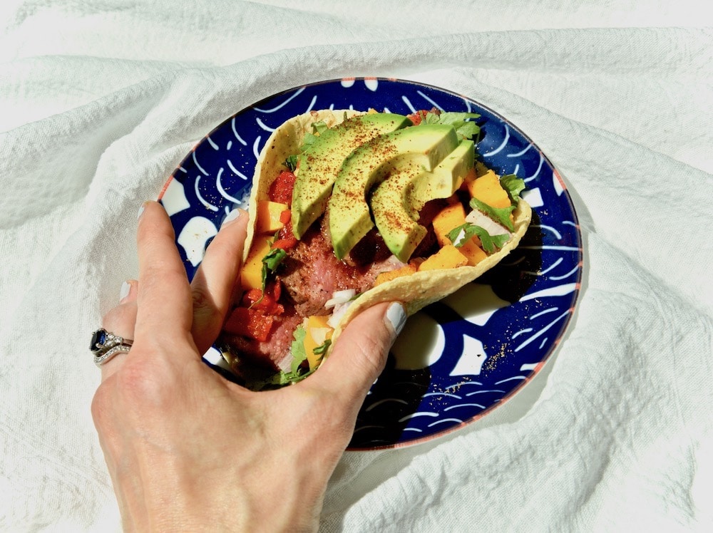 Butternut Squash, Shallot & Steak Tacos (For Low Iron Folks) Grace