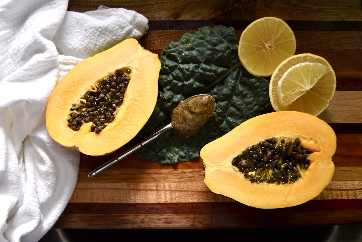 Fresh Papaya Seed Salad Dressing Recipe (For Gut Health) Grace & Lightness Magazine