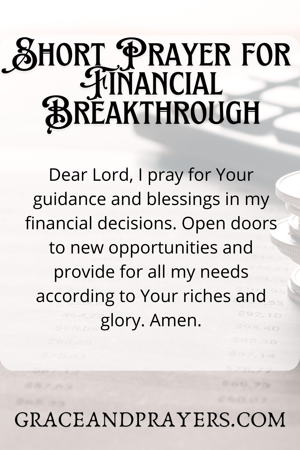 15 Powerful Prayers For Abundant and Lasting Financial Breakthrough
