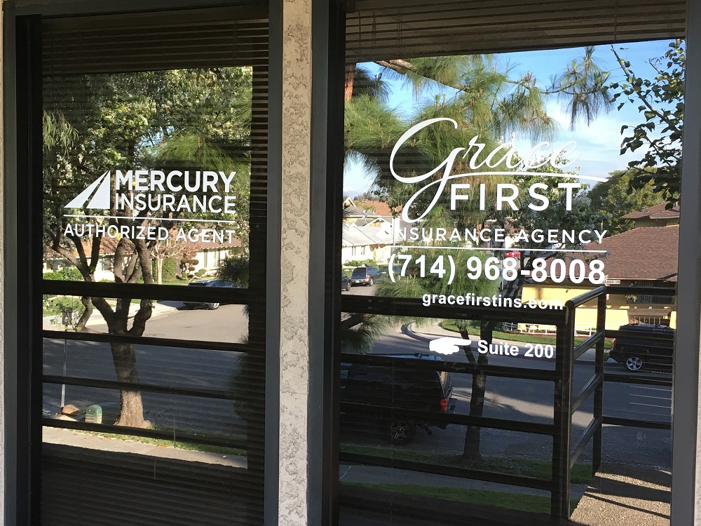 New Office Signage Grace First Insurance Agency