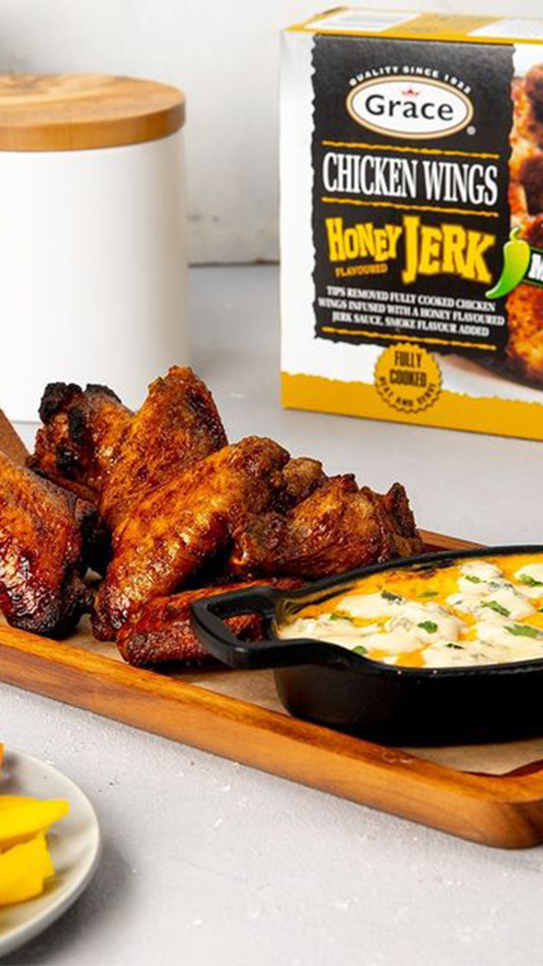 Jerk Chicken Wings Grace