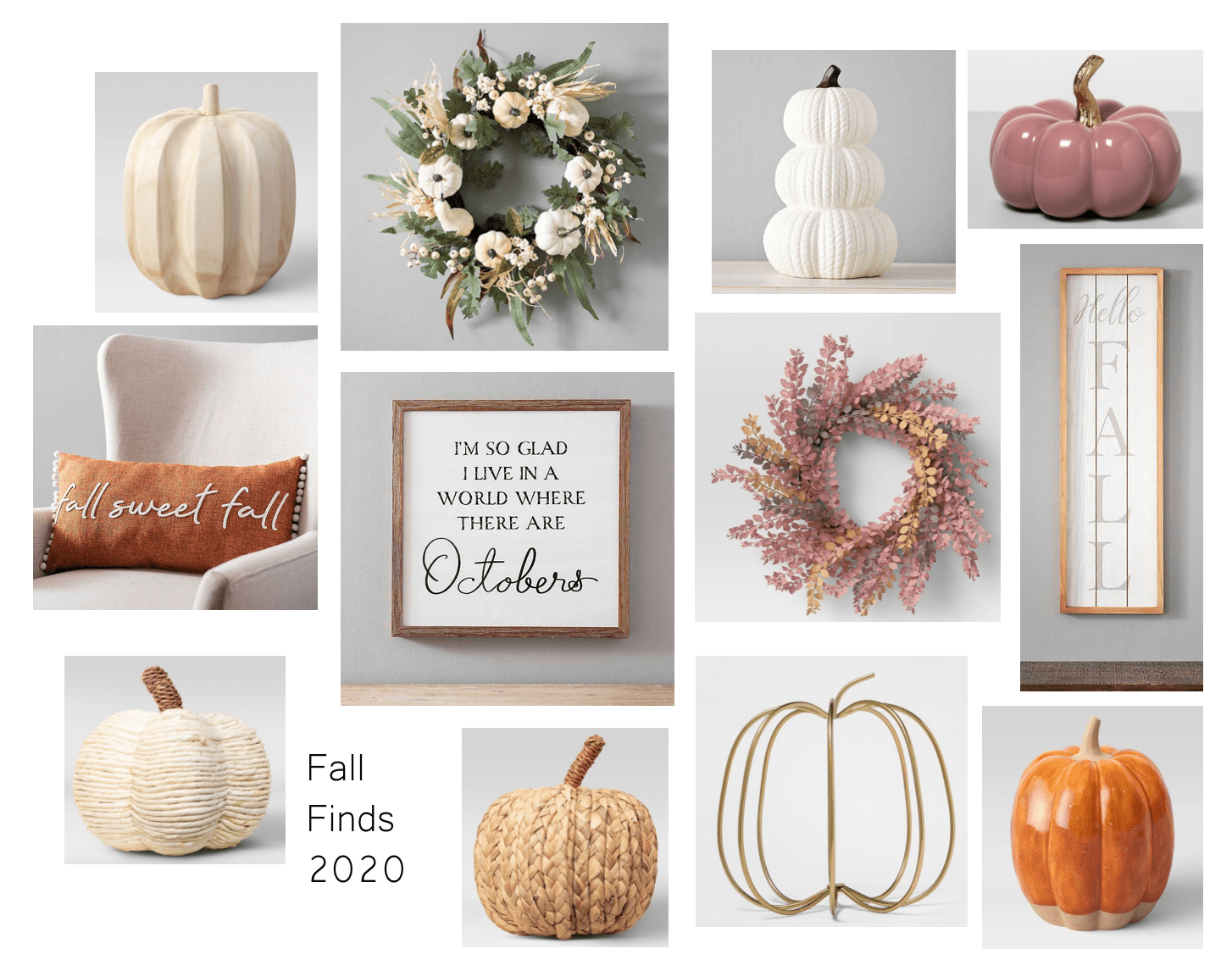 2020 Fall Decor Graceful Glam By Danielle