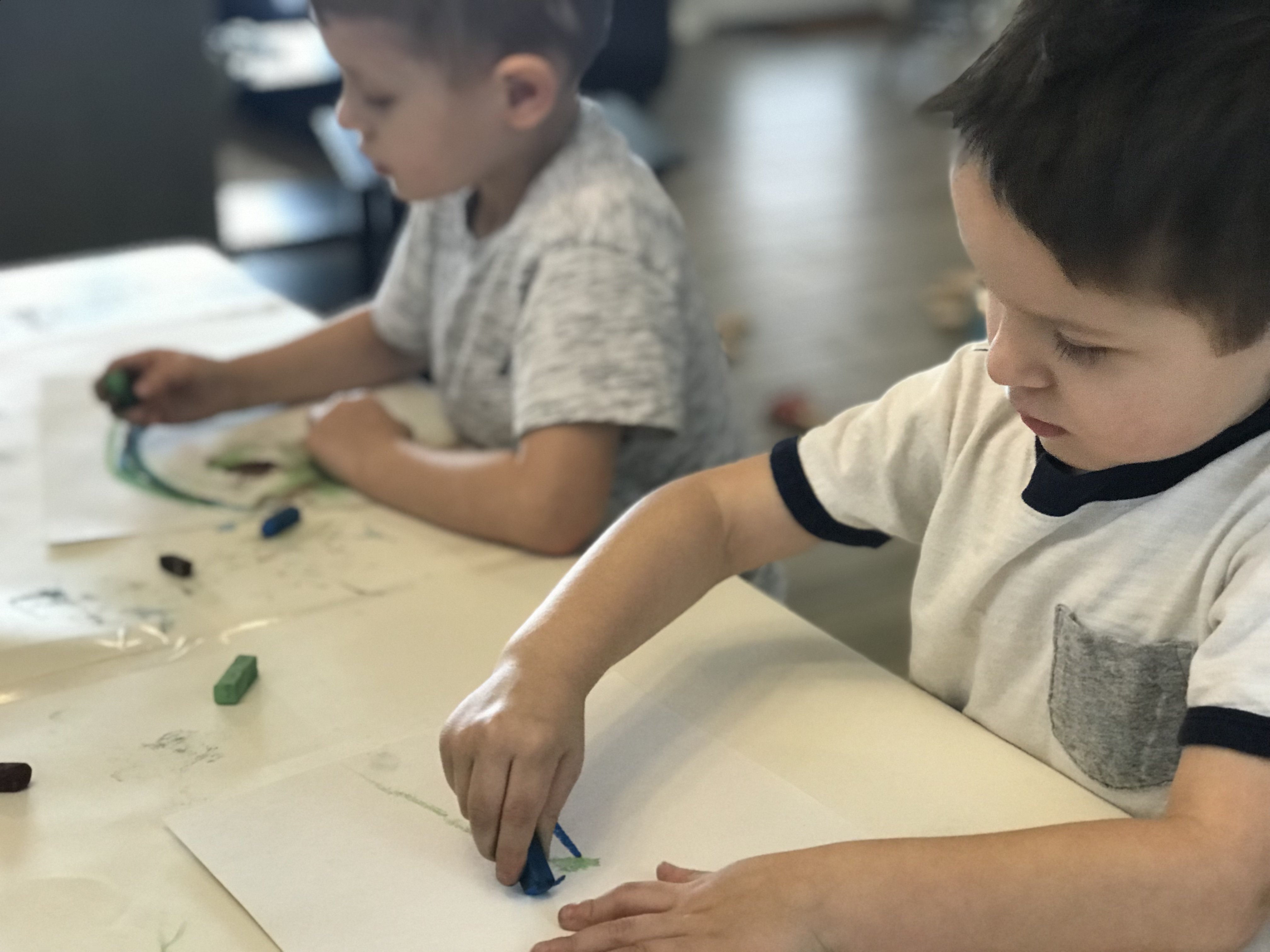 Simple Ways to Make Art Happen in a Nature Based Preschool