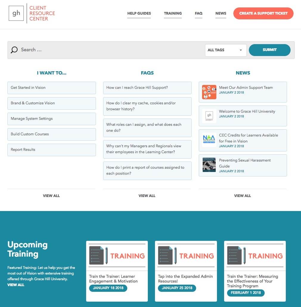 Grace Hill Expands Admin Support Grace Hill