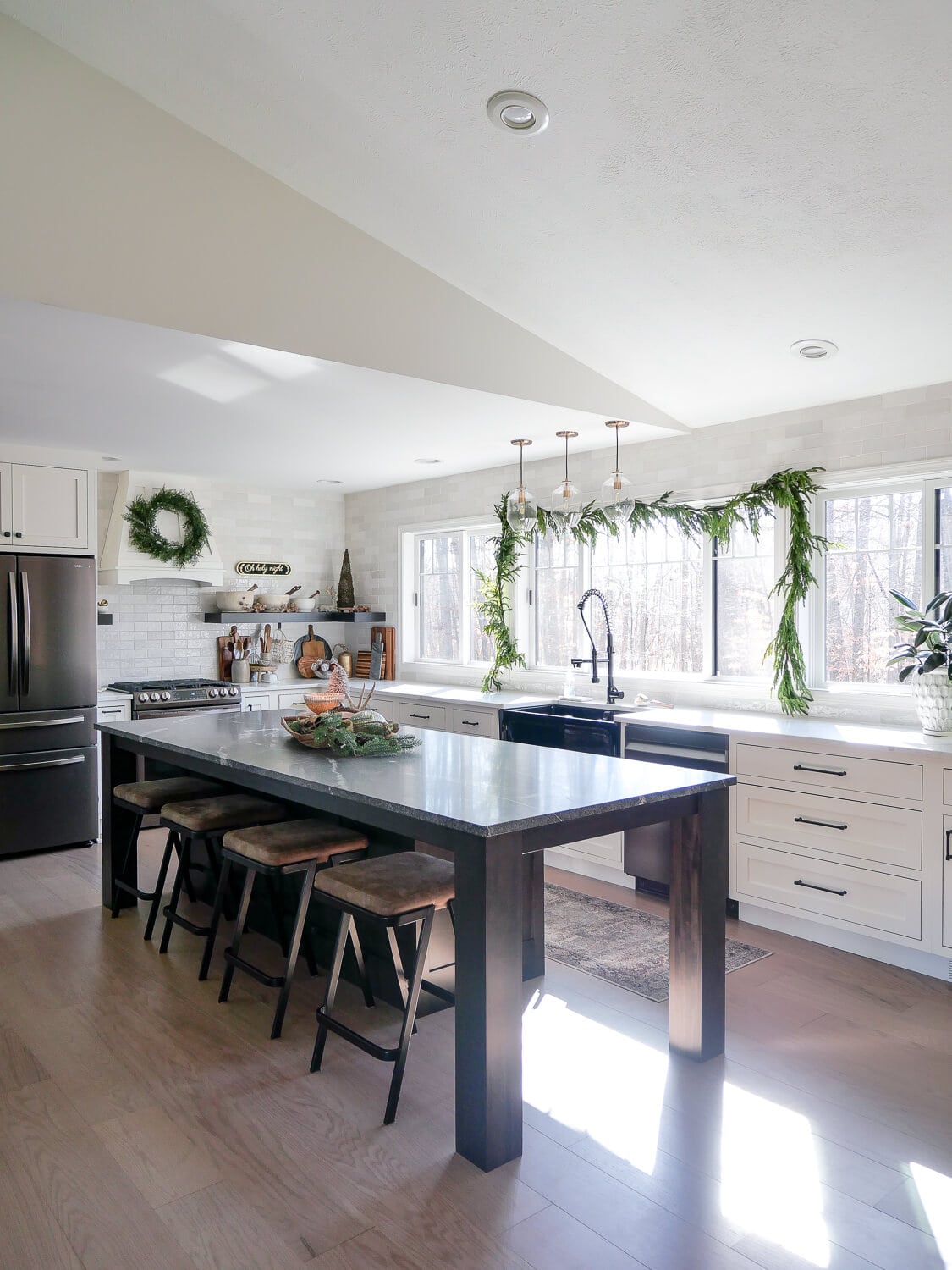 How to Create a Kitchen Island Christmas Centerpiece Grace In My Space