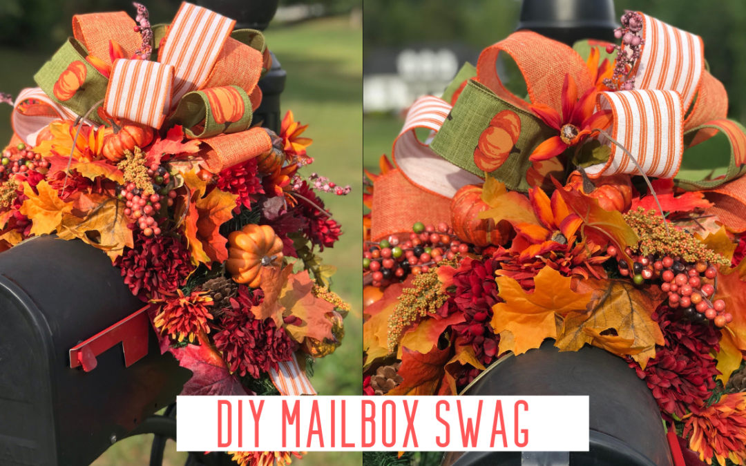 Easy DIY Mailbox Swag Grace Monroe Home