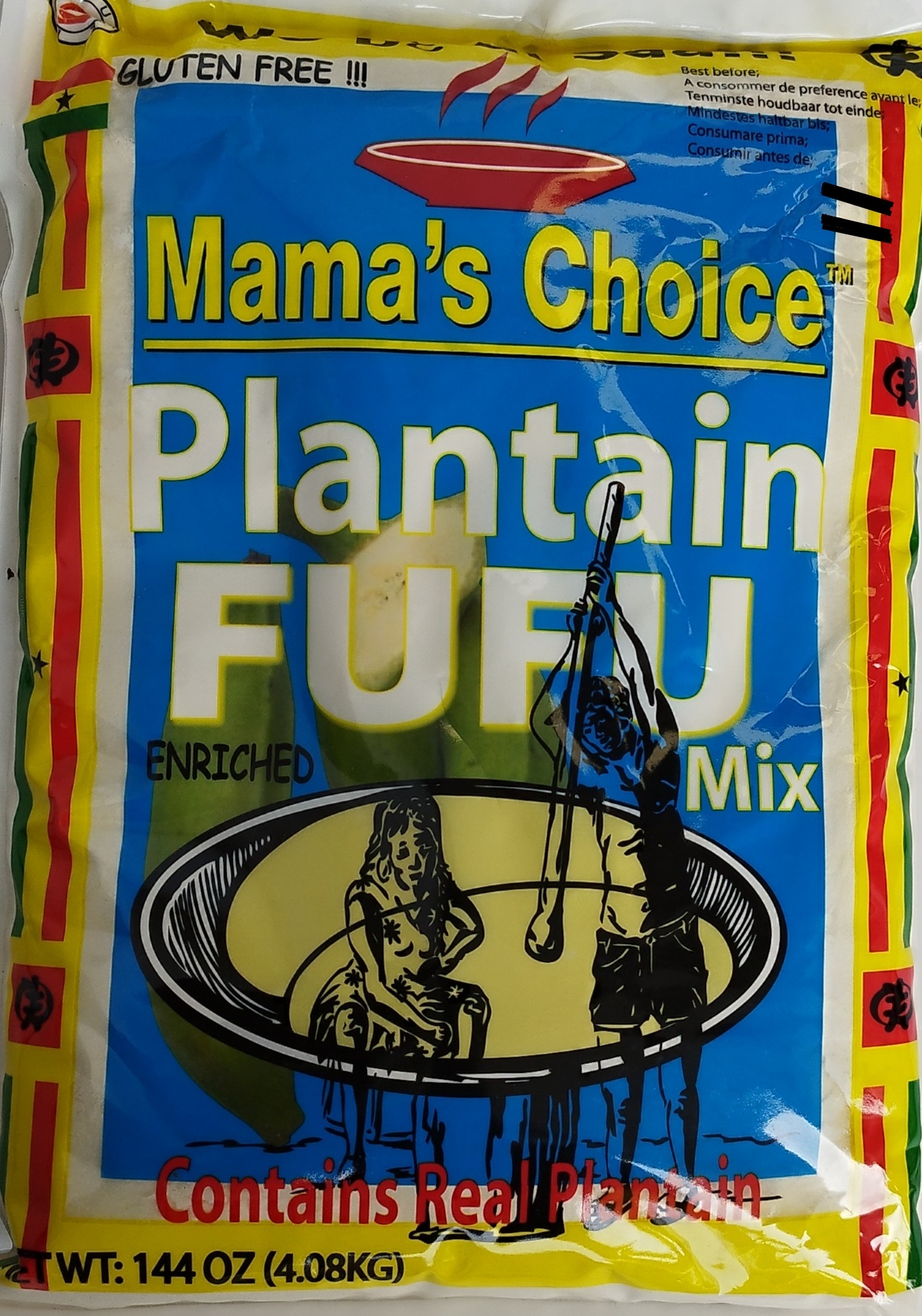 MAMA’S CHOICE PLANTAIN FUFU (4.08Kg) Grocery