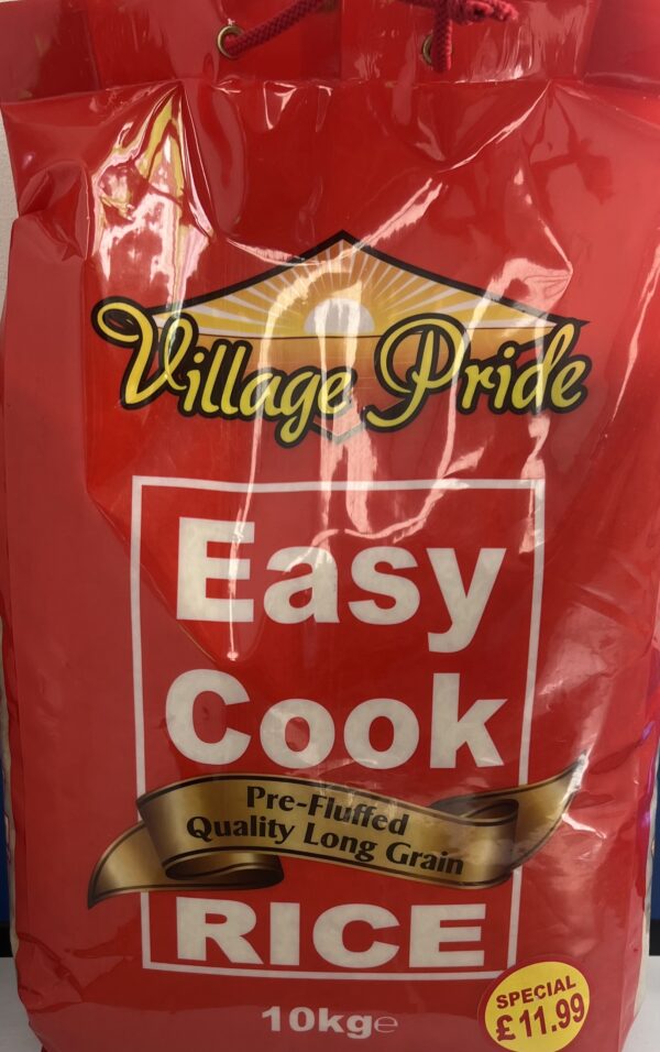 Village Pride Easy Cook Rice 10KG Gracey Store