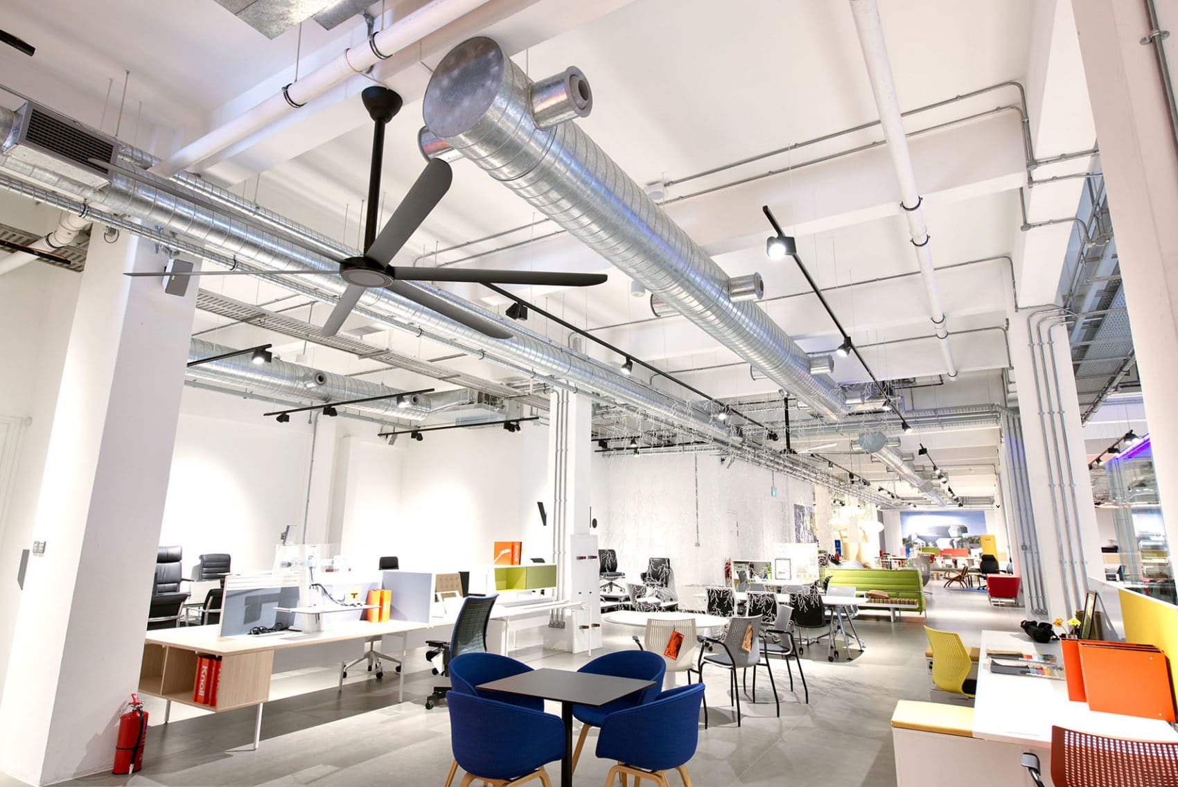 GQF130 HVLS Fans Installation at Vanguard Interiors by Gracezone Fans