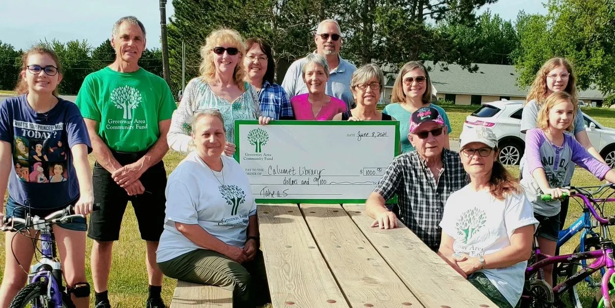 Greenway Community Fund Awards 1000 to Calumet Public Library Grand