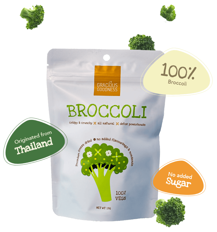 Freeze Dried Broccoli Gracious Goodness