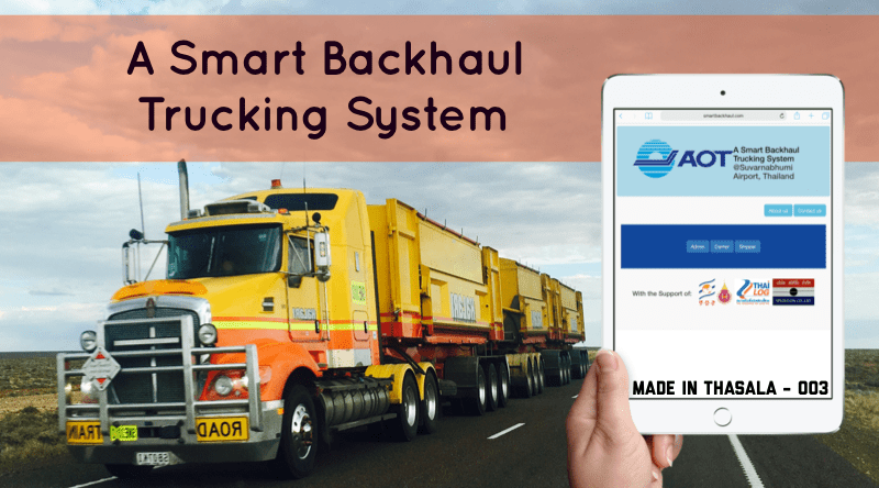 A Smart Backhaul Trucking System 3PL brokerage WebBased service to
